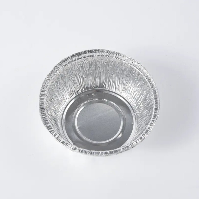 Can Round Wrinkled Aluminum Foil Food Container be used safely in microwave ovens and refrigerators?